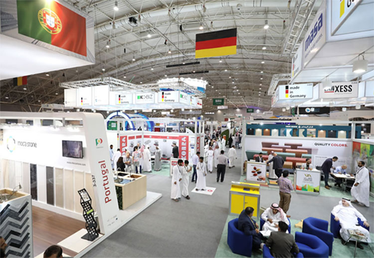Materiais de construção sauditas e exposição de infraestrutura- 
